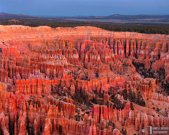 Bryce Amphitheater Glow