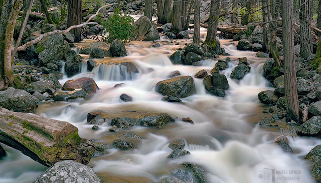 Bridalveil Creek, Evening Glow